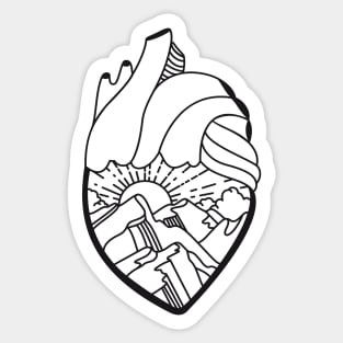 Mountains calling, so I must go Sticker